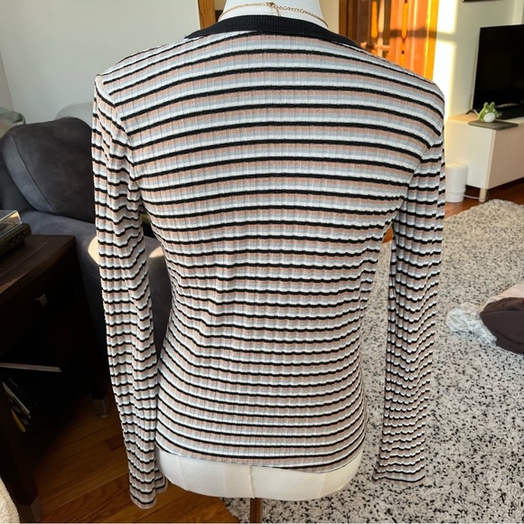 zara striped top - Picture 2 of 4